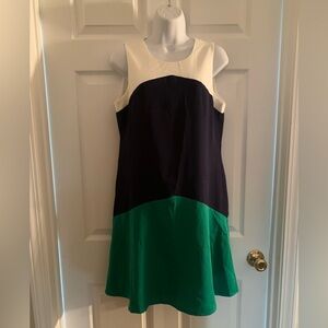 Jade Melody Tam Colorblock Fit and Flare dress